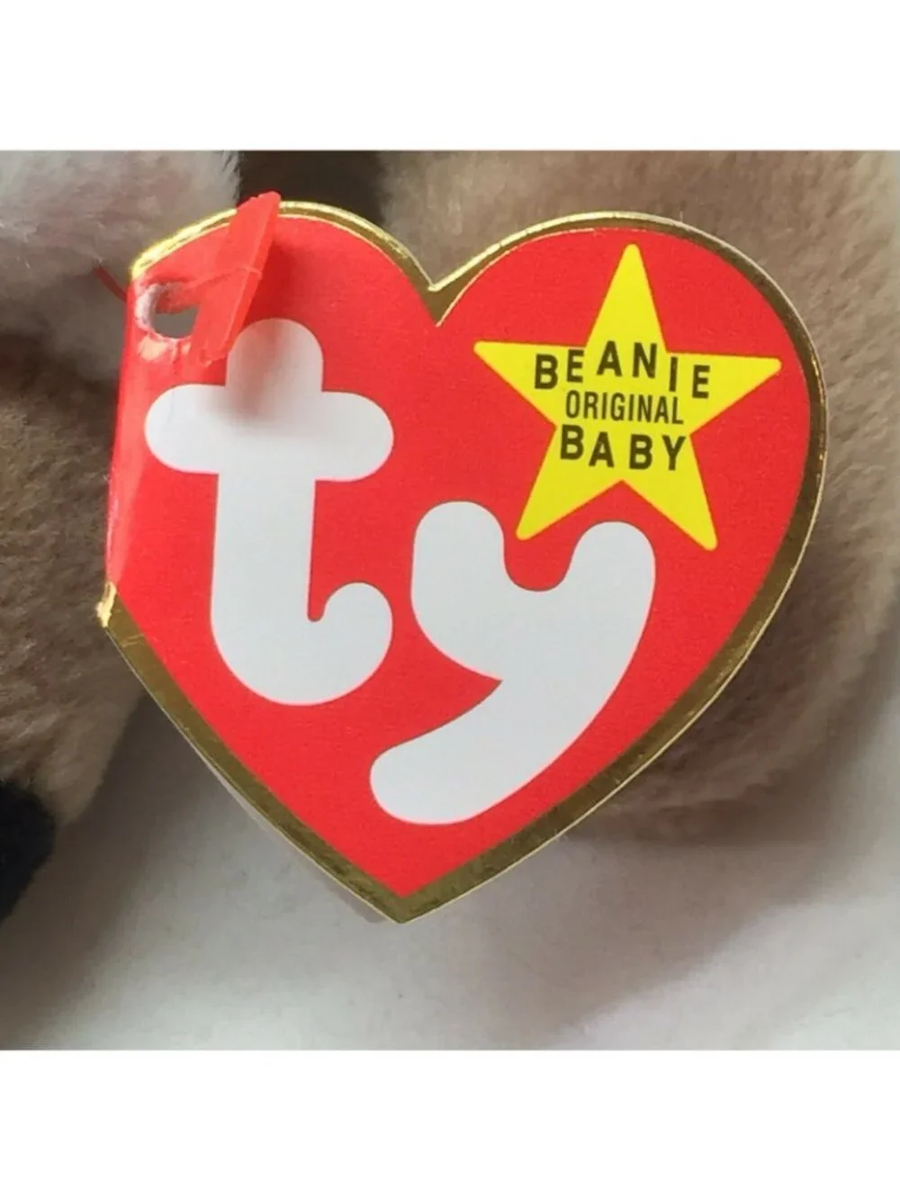 Ty Beanie Baby Ringo Ringtail Cat Plush Stuffed Animal Retired W Tag Jul 14 1995